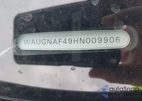 2017 Audi A4 2.0T Premium from USA, damaged, VIN WAUGNAF49HN009906